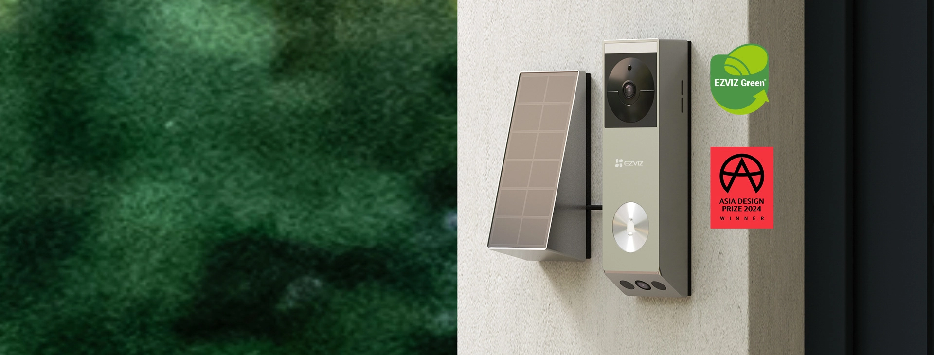 Ep3x Pro Ezviz - VideoPortero con cámara de seguridad Timbre y Panel Solar