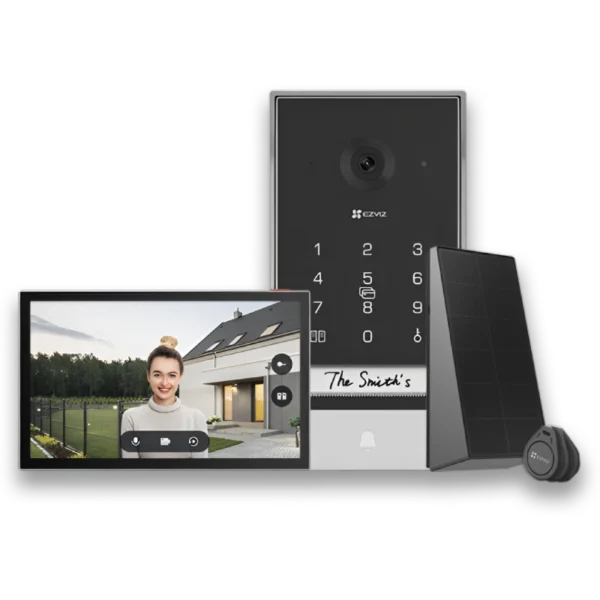 Videoportero Domestico Wifi Bateria Carga Solar Ezviz Ep7 2k