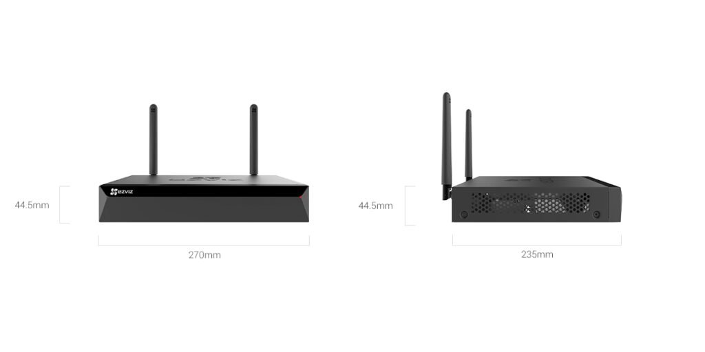 Medidas nvr X5S modem wifi