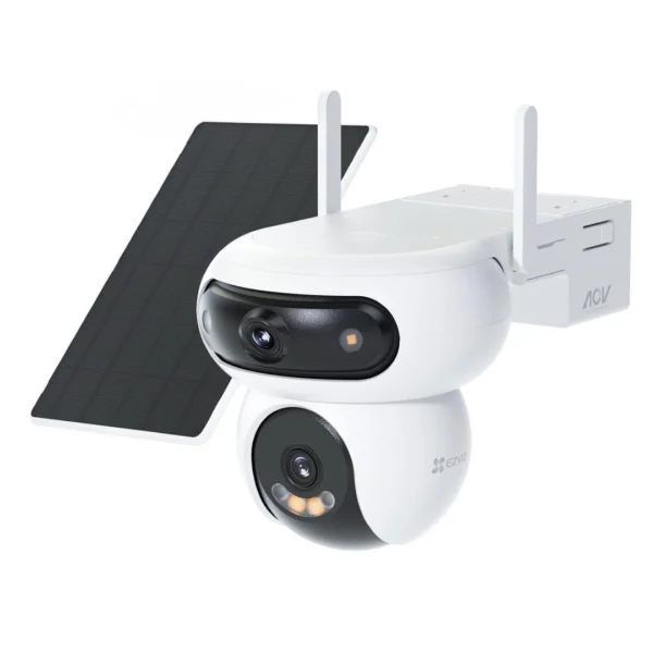 HB90 Ezviz - Cámara de seguridad Doble lente con Paneo solar