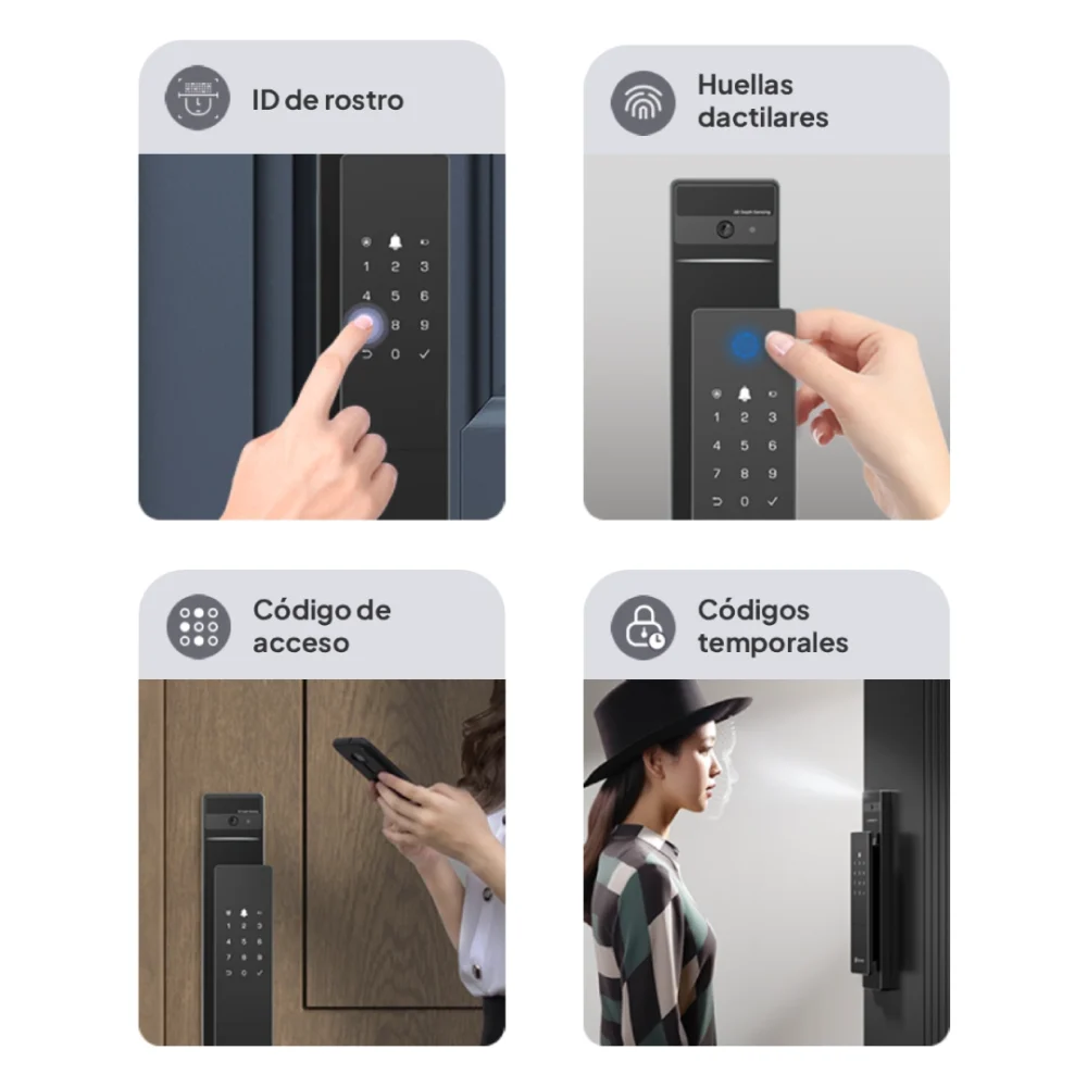 DL50FVS – Cerradura inteligente con reconocimiento facial - Imagen 8